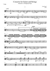 Concerto for Guitar – Viola Part
